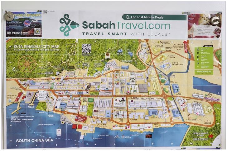 [코타키나발루] 코타 여행에 꼭 필요한 지도