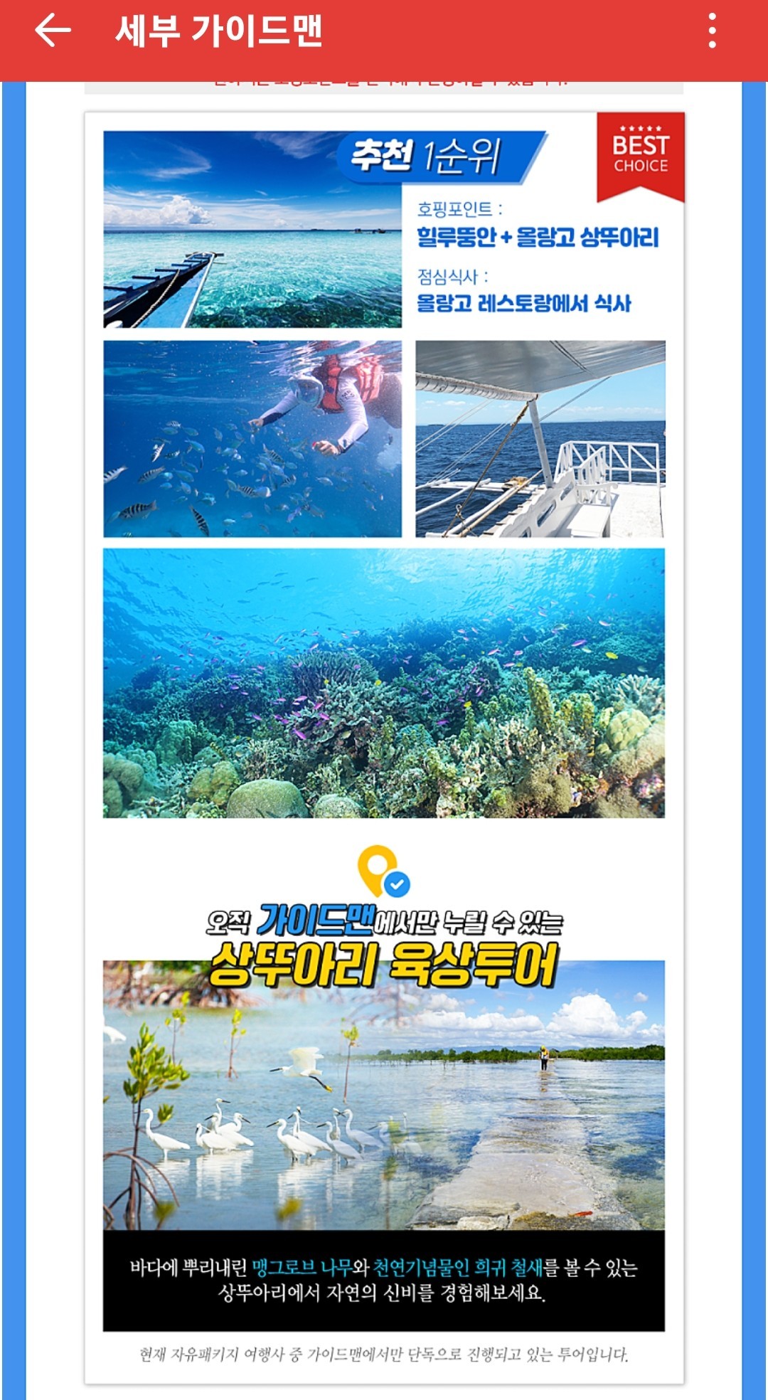 [세부] 세부여행 드디어 내일 출발해요^^