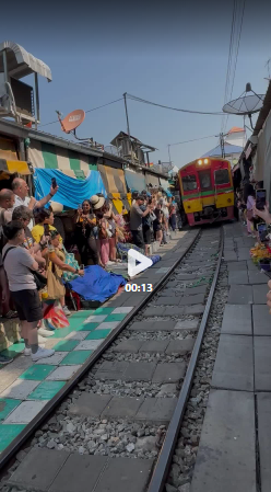 [방콕] 매끌렁 위험한 기찻길 투어
